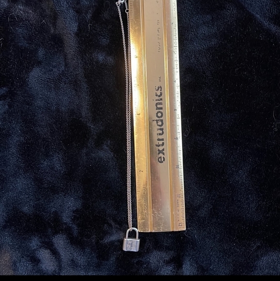 RARE! Tiffany AND CO LOCKET NECKLACE STATEMENT PIECE 💙 925 Sterling Silver - Picture 4 of 8